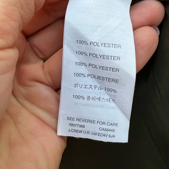 J crew army green trench sleeveless jumpsuit size 0 - Picture 7 of 8